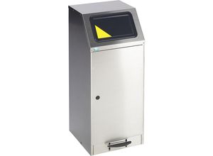 4030695211548 - Wertstoffsammler mit Pedal Edelstahl selbstlöschend Volumen 78 l VAR