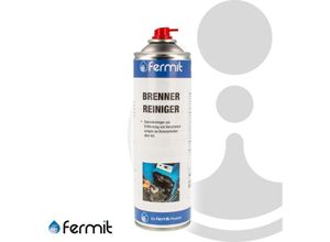 4030777180069 - Brennerreiniger Spray 18006  Sprühdose mit 500 ml entfernt Ruß Öl Wachs Harze uvm - Fermit