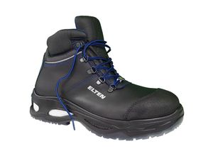 4030839376379 - Elten Gmbh - elten Milton Stiefel Mid S3 esd schwarz blau Gr 43 - Schwarz