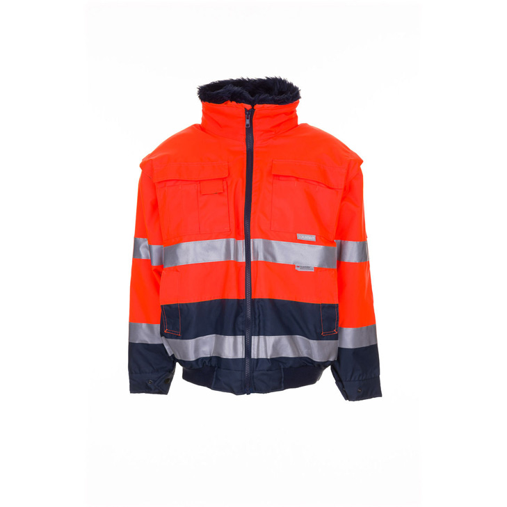 4030913018782 - Planam - warnschutz Comfortjacke Nr 2046 Atmungsaktiv Orange - Marine Gr s