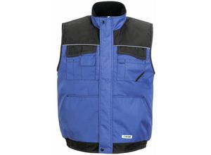 4030913061429 - Planam - Dust Weste Outdoor royalblau schwarz Größe s - blau