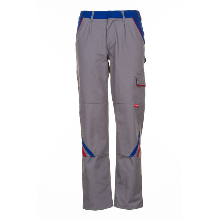 4030913069487 - Planam Arbeitshose Bundhose Highline 2323 zink kornblau rot Gr 62