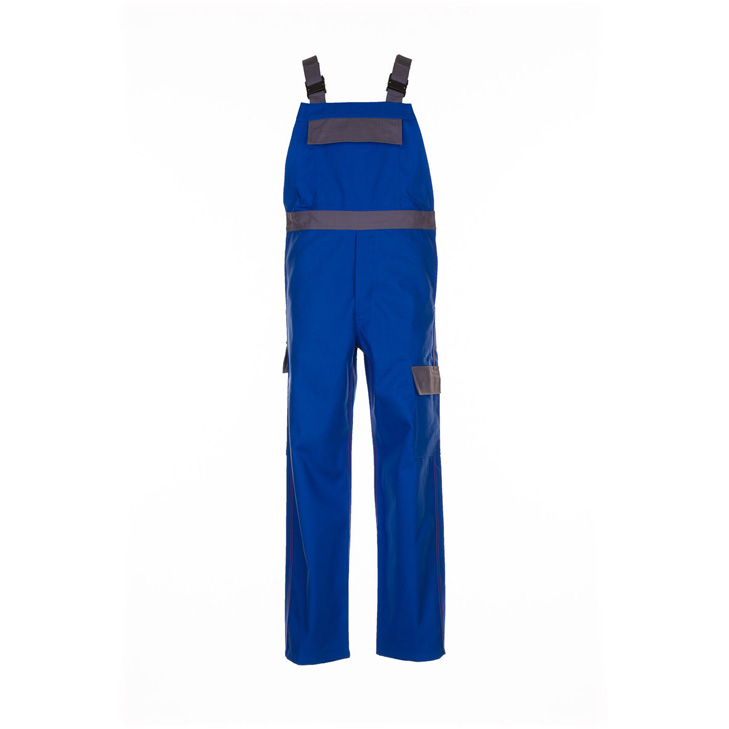 4030913073545 - Planam - Latzhose Major Protect kornblumenblau grau Größe 48 - blau