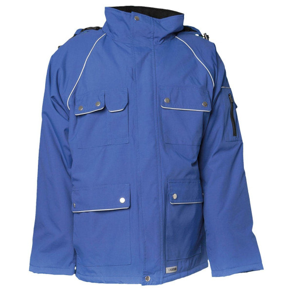 4030913080710 - Planam - Winterparka Canvas 320 kornblumenblau kornblumenblau Größe xl - blau