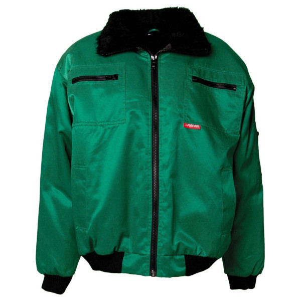 4030913337487 - Planam - Gletscher Piloten Jacke Outdoor grün Größe m - grün