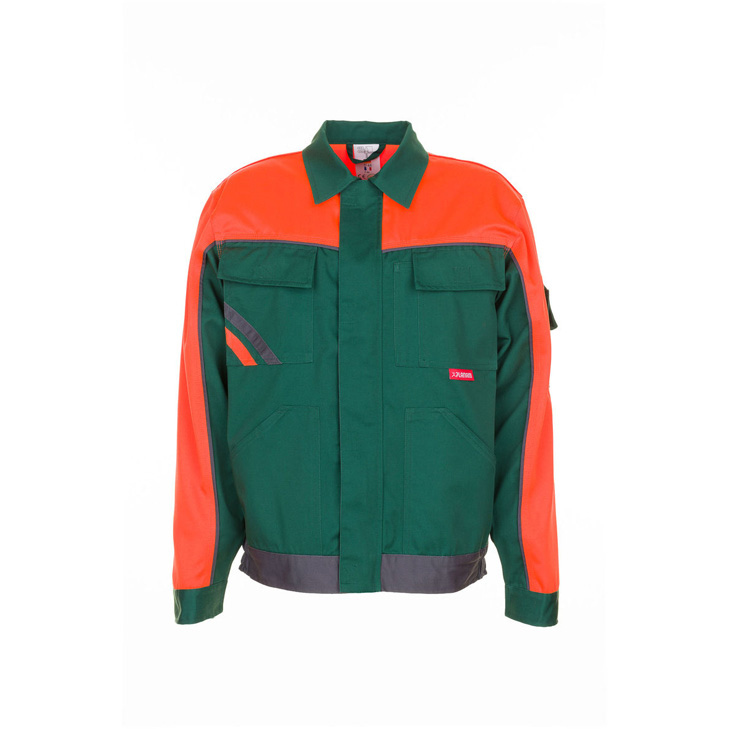 4030913876047 - Planam - V1 Bundjacke Visline grün orange schiefer Größe 29 - grün