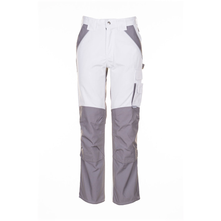 4030913892825 - Planam - Arbeitshose Bundhose Plaline reinweiß zink Größe 44 - weiss