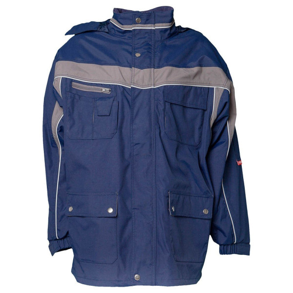 4030913905747 - Planam - Allwetterjacke Plaline marine zink Größe s - blau