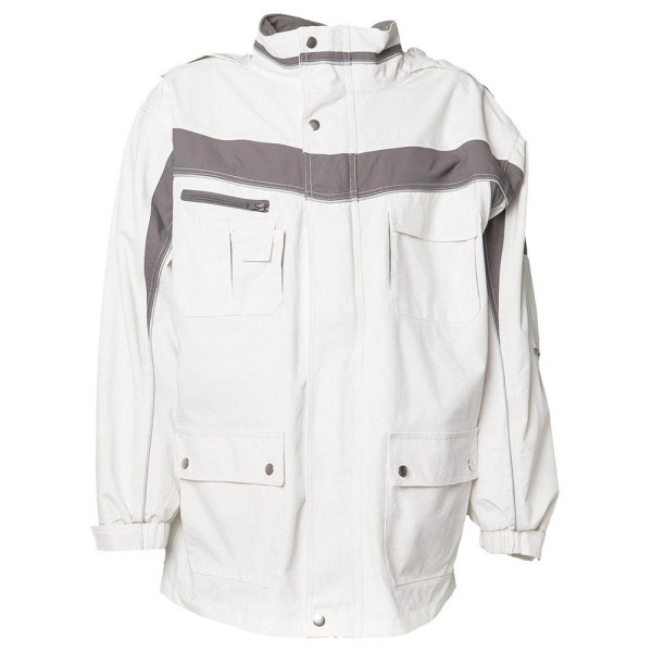 4030913905860 - Planam - Allwetterjacke Plaline reinweiß zink Größe xxl - weiss 4030913905860 - Planam - Allwetterjacke Plaline reinweiß zink Größe xxl - weiss