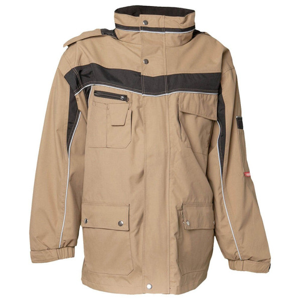 4030913905914 - Planam - Allwetterjacke Plaline sand schwarz Größe m - sand schwarz