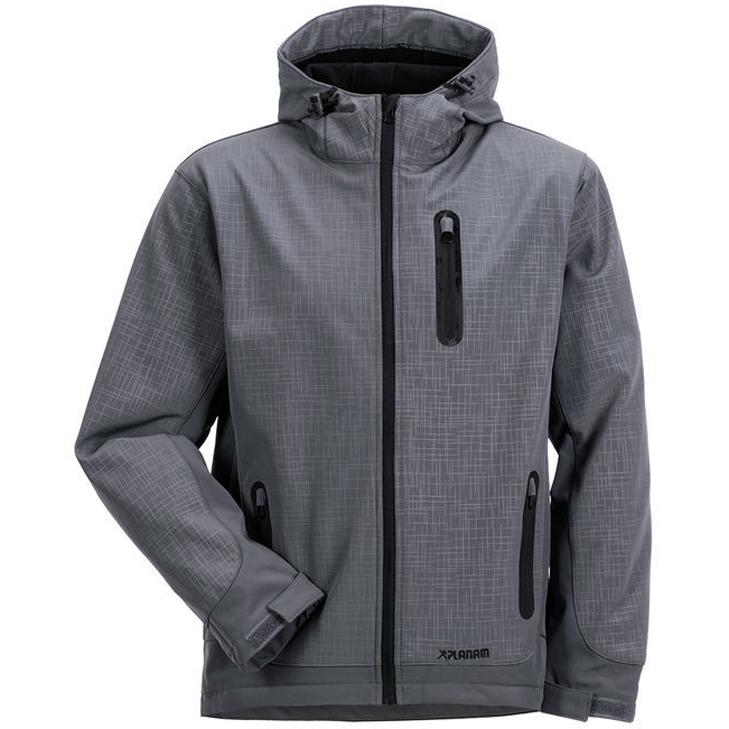 4030913920610 - Planam - Cube Softshelljacke Outdoor schiefer Größe m - grau