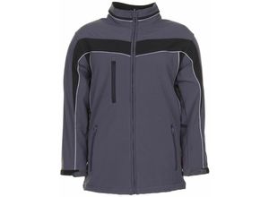 4030913922690 - Planam - Softshelljacke Plaline schiefer schwarz Größe s - grau