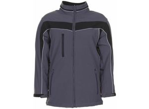 4030913922706 - Planam - Softshelljacke Plaline schiefer schwarz Größe m - grau