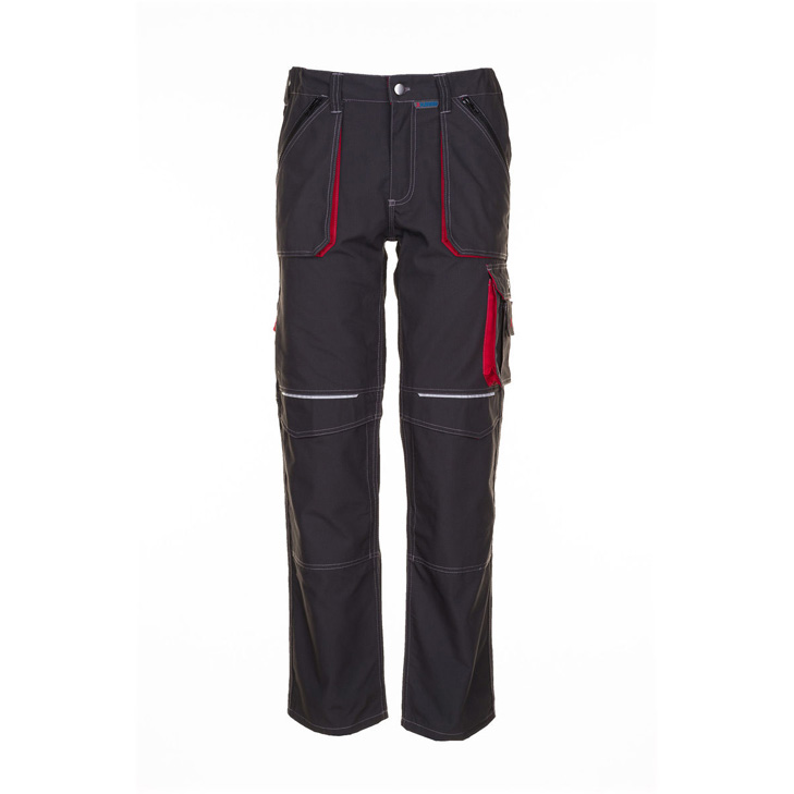 4030913925073 - Bundhose Basalt Gr 54 anthrazit rot - anthrazit rot - Planam