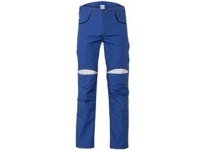 4030913930510 - Planam - Bundhose DuraWork kornblumenblau schwarz Größe 48 - blau