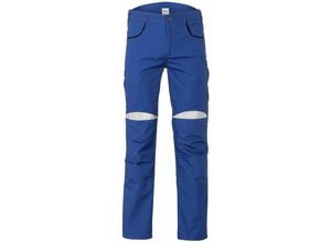 4030913930534 - Planam - Bundhose DuraWork kornblumenblau schwarz Größe 52 - blau