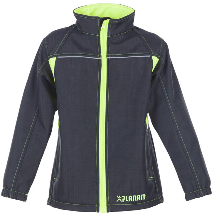 4030913938493 - Junior Softshell-Jacke 100% Polyester Ripstop-Optik