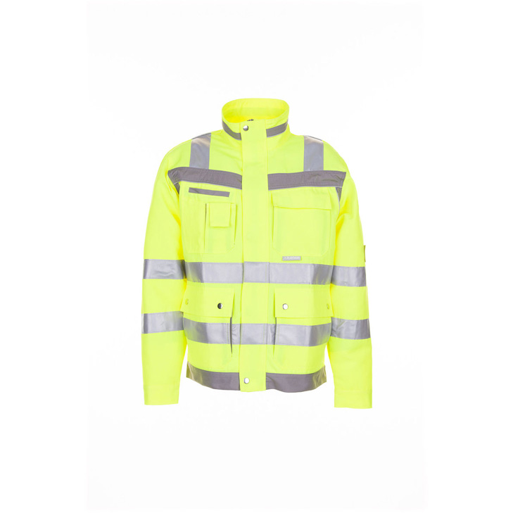 4030913941615 - Planam - Blouson Plaline Warnschutz gelb zink Größe 26 - gelb