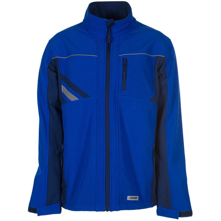 4030913946290 - Planam - Softshelljacke Highline Gr xl kornblau marine zink - kornblau marine zink