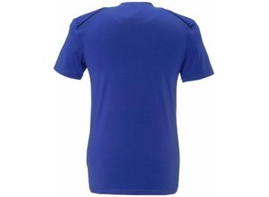 4030913950563 - T-Shirt DuraWork kornblumenblau schwarz Größe L - blau