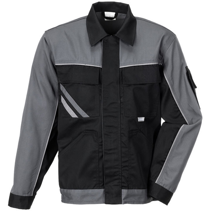 4030913956862 - Planam - Bundjacke Highline schwarz schiefer zink Größe 98 - schwarz