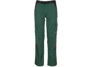 4030913959641 - Planam - Arbeitshose Bundhose Highline grün schwarz rot Größe 53 - grün