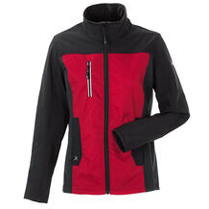 4030913972381 - Planam - Damen Hybridjacke Norit rot schwarz Größe 36 - rot