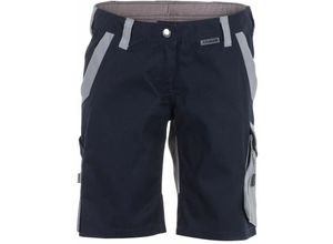 4030913981079 - Planam - Damen Shorts Norit schwarzblau zink Größe l - schwarz