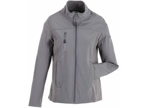 4030913981710 - Planam - Damen Pure Softshelljacke Norit zink Größe 34 - braun