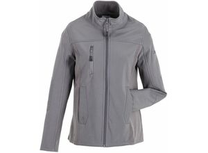 4030913981741 - Damen Pure Softshelljacke Norit zink Größe 40 - braun