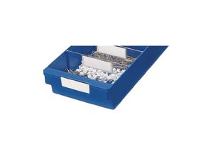 4031022010940 - Etikett weiß für Kleinteilebox B152 mm VE 10 Stk