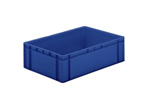 4031022016355 - Euro-Format-Stapelbehälter Wände und Boden geschlossen LxBxH 600 x 400 x 175 mm blau VE 5 Stk kaiserkraft