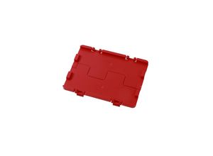 4031022044167 - Klappdeckel inklusive Scharniere VE 4 Stück LxB 600 x 400 mm rot