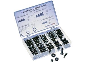 4031026187136 - Hellermanntyton - hotkit Knickschutztüllen-Set pvc 100 Teile