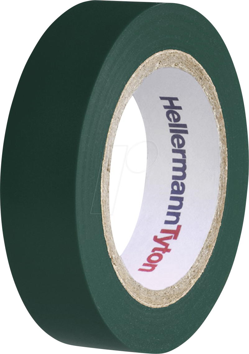 4031026401669 - Hellermanntyton - Helatape flex 15 - grÜn farbig multi-use pvc-isolierband 710-00103