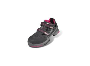 4031101558141 - 1 ladies Sicherheits-Sandale gel Gr 37 W11 S1 esd sr grau pink 85608 - Uvex