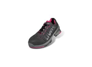 4031101559414 - uvex ESD-Damen-Sicherheitshalbschuh 1 ladies S1 SRC gelocht atmungsaktiv Weite 10 grau-pink Größe 40