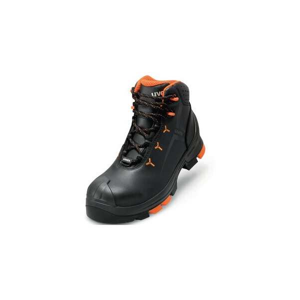 4031101609713 - Sicherhstiefel 2 S3 SRC Leder zum Schnüren Gr 40 schwarzorange 4031101609713 uvex