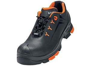 4031101610801 - 2 Halbschuhe S3 schwarz orange Weite 10 Gr 51 - schwarz - Uvex