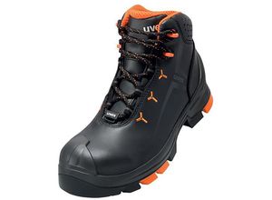 4031101611006 - uvex 2 Stiefel S3 schwarz orange Weite 10 Gr 35 - schwarz