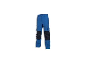 4031101633671 - 9835807 Cargohose perfect blau kornblau 48 - Uvex