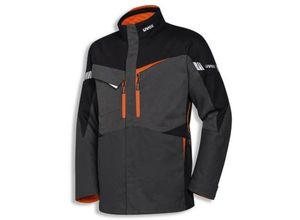 4031101635262 - uvex metal pro Herren-Arbeitsjacke Regular Fit grau orange M - 8996110