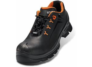 4031101645537 - 6522238 2 macsole® Halbschuhe S3 65222 schwarz orange Weite 11 Größe 38 - Uvex