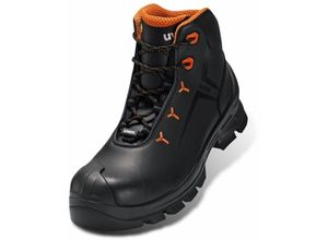 4031101648323 - 6523338 2 macsole® Stiefel S3 65233 schwarz orange Weite 12 Größe 38 - Uvex