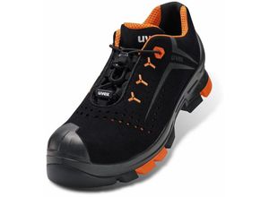 4031101668758 - 6501146 2 Halbschuhe S1P 65011 schwarz orange Weite 10 Größe 46 - Uvex