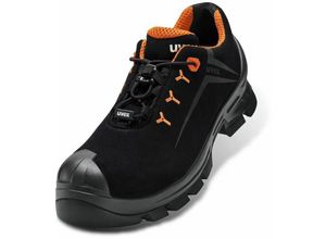 4031101671949 - 6528341 2 macsole® Halbschuhe S3 65283 schwarz orange Weite 12 Größe 41 - Uvex