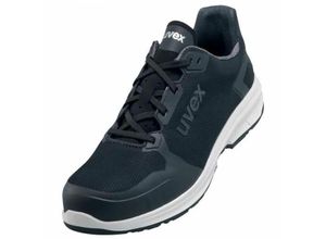 4031101732053 - Sicherheitshalbschuh Sport 1 6594 S1P esd src dguv 10 Gr 41 schwarz weiß - schwarz weiß - Uvex