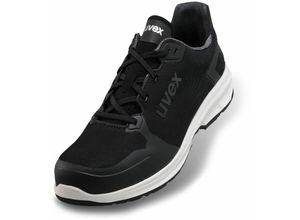 4031101732084 - - Sicherheitshalbschuh Sport 1 6594 S1P esd src dguv 10 Gr 44 schwarz weiß - schwarz weiß