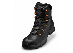 4031101734651 - 6530341 2 macsole® Stiefel S3 65303 schwarz orange Weite 12 Größe 41 - Uvex