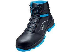 4031101747613 - 2 xenova® Stiefel S2 schwarz blau Weite 11 Gr 38 - schwarz - Uvex